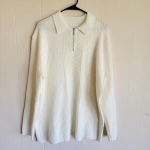 Topman Mens Collared Long Sleeve Sweater